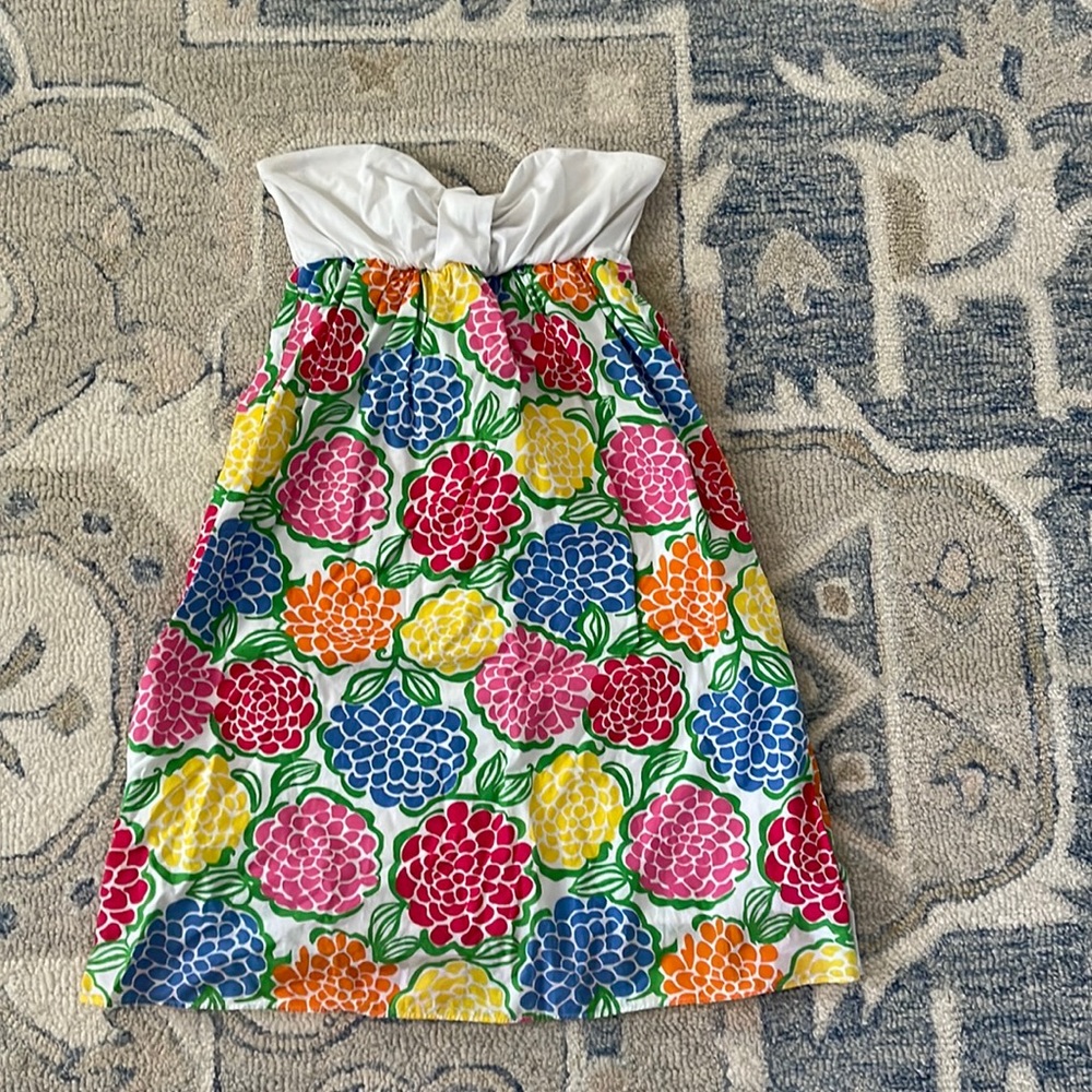 Lilly Pulitzer strapless dress